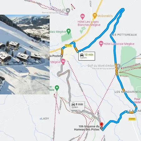 Renove 2 Chambres, Skis Aux Pieds, Proche Mont D'arbois, Pour 6 Personnes - Fr-1-453-301 Apartment Megeve